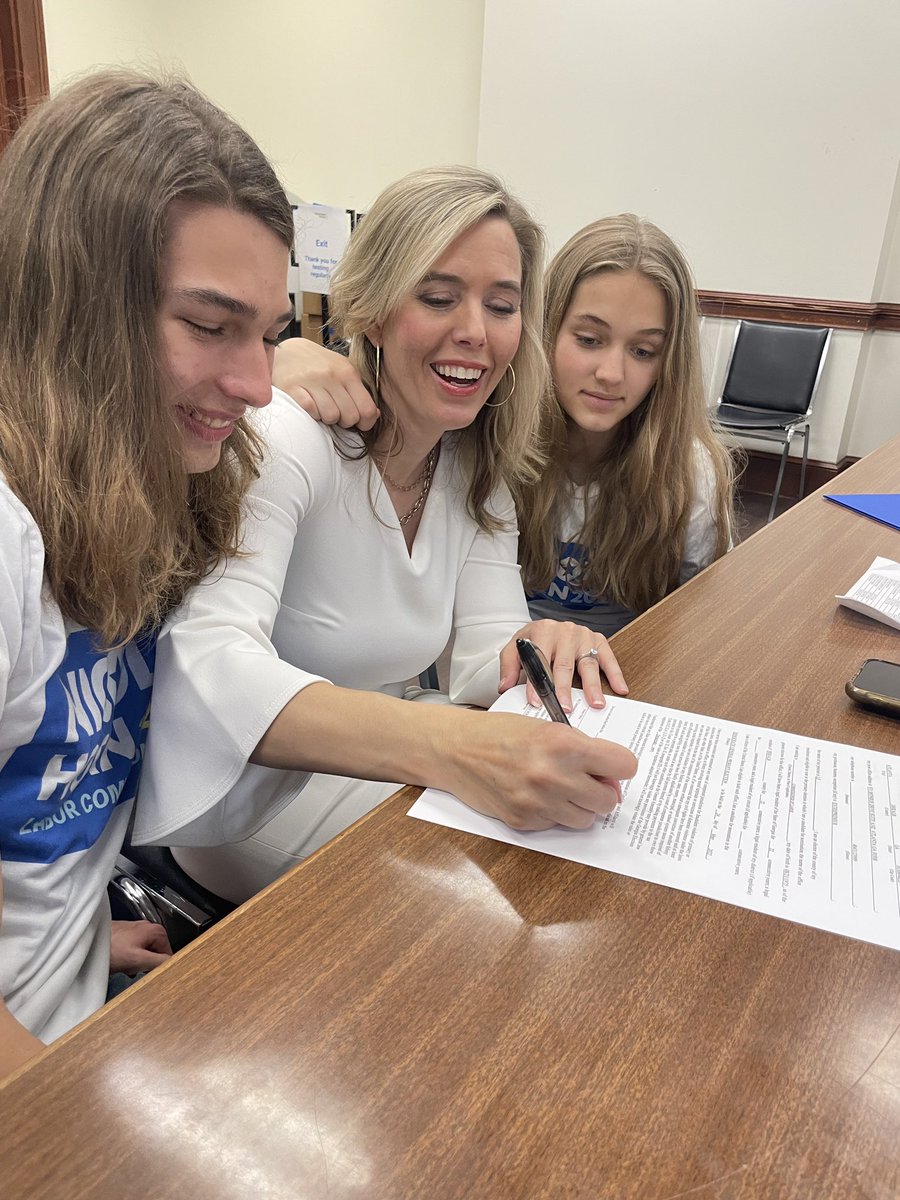 With my children on either side of me, I qualified to be GA’s next Labor Commissioner. I’m officially on the ballot y’all! There’s no better time to do this than Women’s History month. In the DOL’s 111 years, a woman has never run the office. I’m ready to change that. #gapol