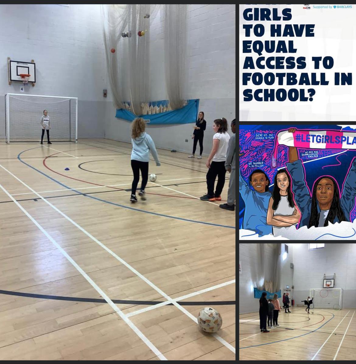 jreynoldsMP's tweet photo. Brilliant to see @RSHS_HighSchool, @BucktonValePS &amp; @floweryfieldpri support #LetGirlsPlay. Girls should have equal access to football in school. Love that my son often opts to play as the women’s team when we play FIFA together. Their generation wants &amp; expects equality in sport https://t.co/ia3dlEY6ts