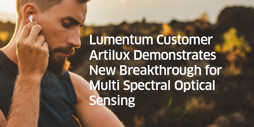 Lumentum's tweet photo. Lumentum customer Artilux demonstrated a multi-spectral optical sensing platform compatible with NIR/SWIR #VCSEL arrays, LEDs, and CMOS-based GeSi sensors with high-performance VCSEL arrays at 940nm and 1380nm supplied by Lumentum.

💡 Learn more: https://t.co/WPVbHTIMe5 https://t.co/YB2m4THBkV