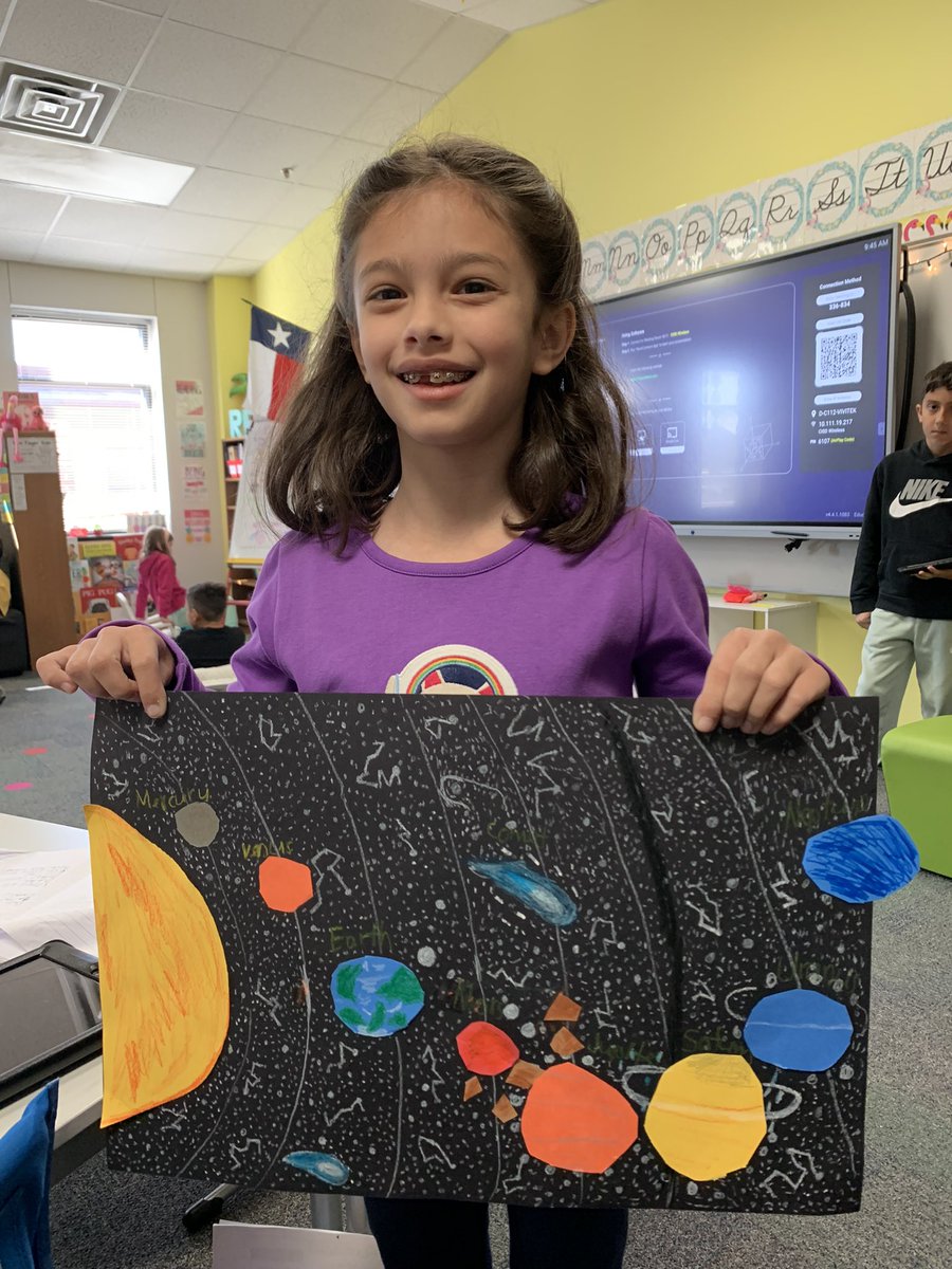 MrsFreeman3rd's tweet photo. We’ve had fun exploring space and making solar system models!!🪐🔭☄️🚀☀️🌎 @DCEtrailblazers https://t.co/pOuoR3P3k8
