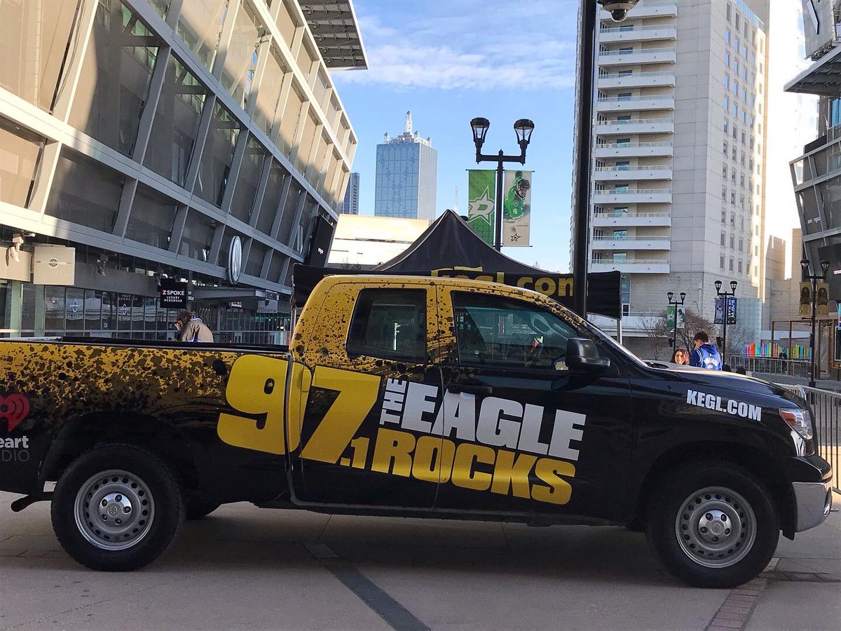 theeagledallas's tweet photo. WHO ROCKS LIKE THE EAGLE AND @dallasmavs  🦅🏀#KEGL #TheEagleRocks #MFFL https://t.co/feR6WG8t7X