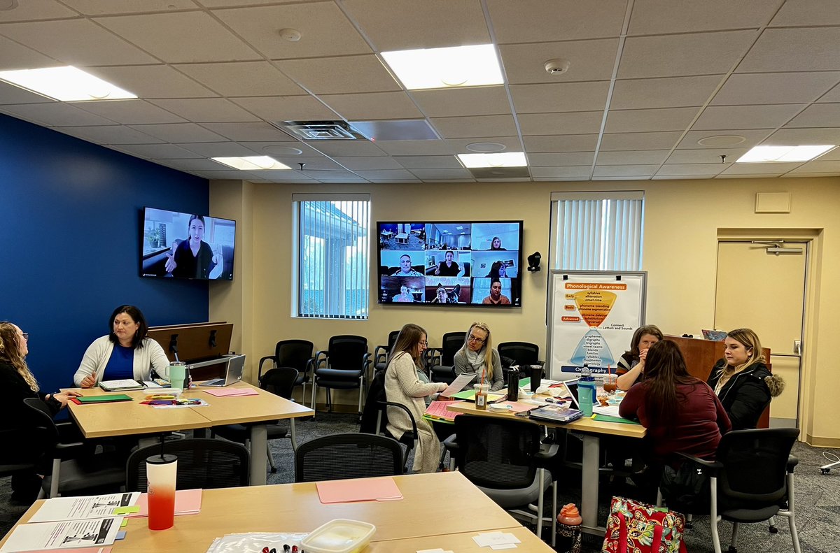 Last day for LETRS Volume 1. Proud of their commitment in making every student feel like a fluent reader everyday! <a href="/live2learn/">Ruth Barnes@</a> <a href="/BLaSTIU17/">BLaST IU 17</a>