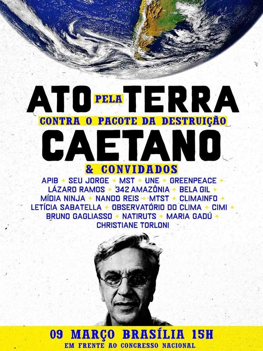 juliette's tweet photo. Como eu queria estar aí!
Estamos juntos na luta contra o pacote de destruição do meio ambiente. 
Chega de veneno, chega de grilagem. Vamos proteger nosso bem mais precioso, nosso lar. 

#AtoPelaTerra https://t.co/cvYWQnG6m0