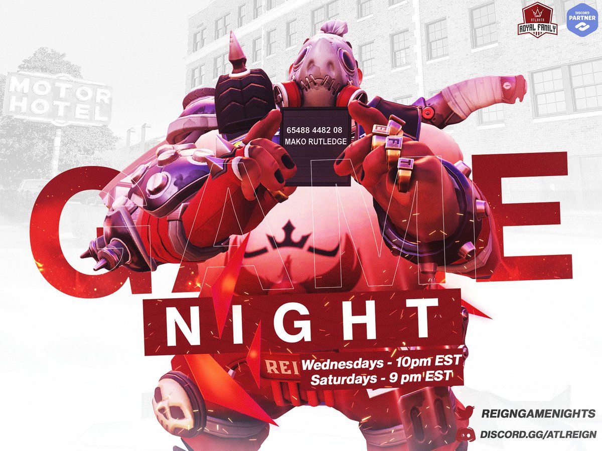 I'm a one-man apocalypse. Come join the Atlanta Reign community in one hour as we begin our Wednesday PUGS night!! Discord.gg/ATLReign #LetItReign