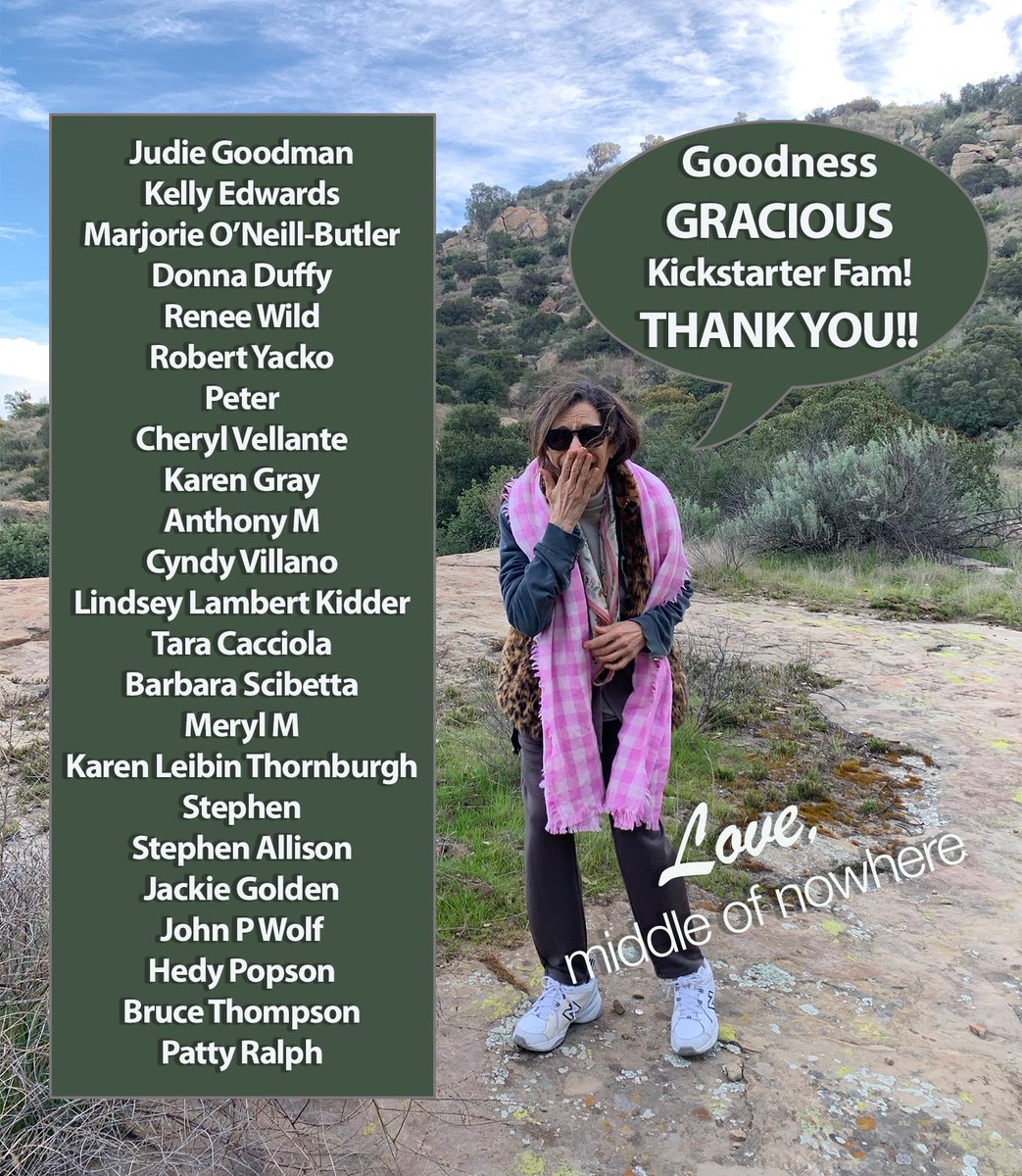 middle_show's tweet photo. We are gobsmacked with GRATITUDE! Thank you, THANK YOU Kickstarter Fam for stepping up to help us CHANGE TV! We love you! #middleofnowheretvshow #thankyou #gratitude #weloveoursupporters https://t.co/w91cGEcCef