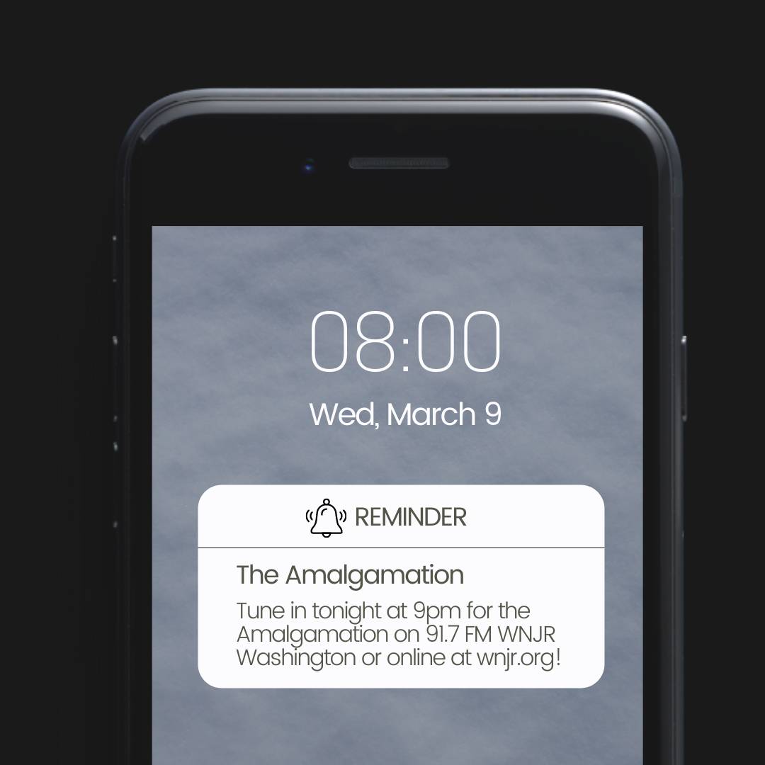 WNJR917's tweet photo. Reminder! 🔔 

Tune in tonight at 9pm for The Amalgamation hosted by Kyle! https://t.co/RCp4QGBWXL