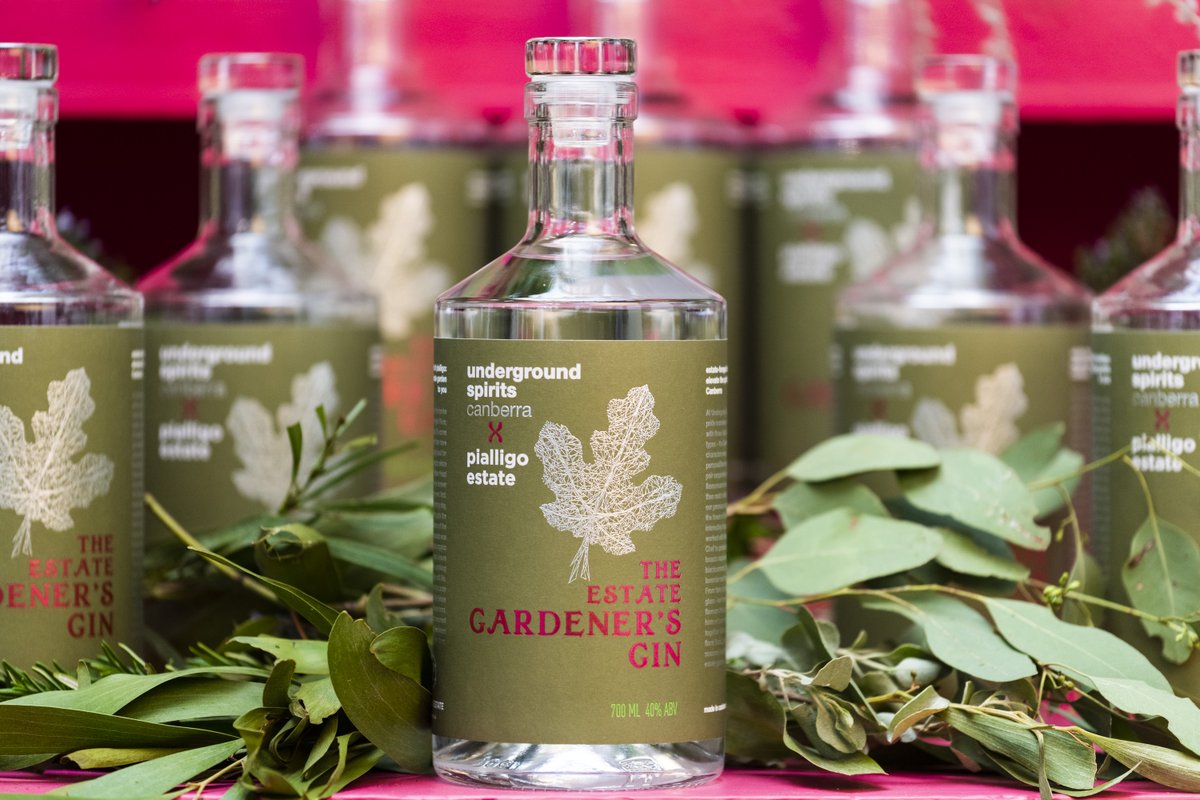 undergroundcnbr's tweet photo. Our latest local gin collaboration! Introducing The Estate Gardener's Gin, with @pialligoestate . We worked with their Executive Chef to produce a gin all about the Estate farm to our distillery - it's just like a seasonal walk through the Estate. https://t.co/NmK1rDZwb9