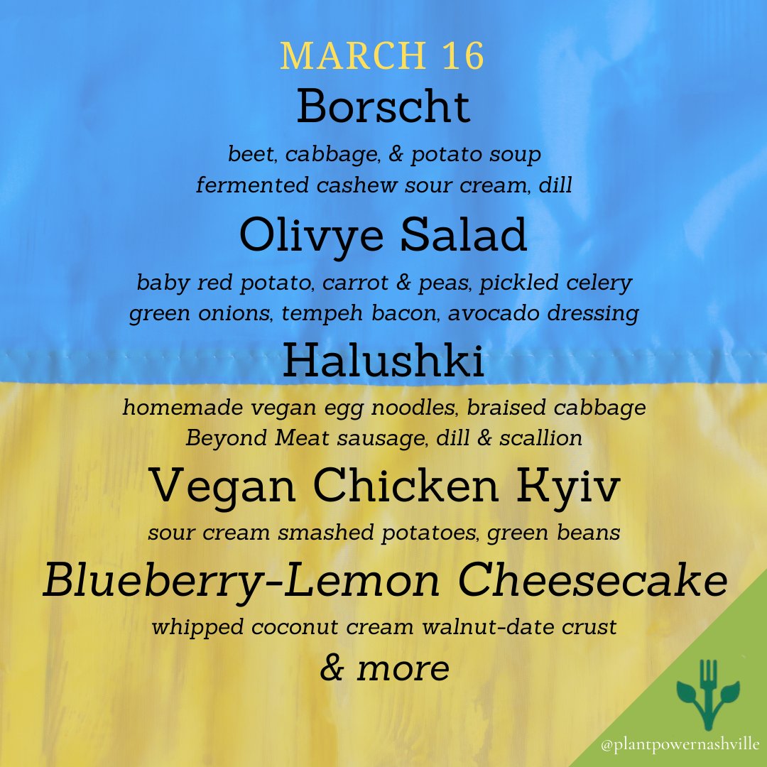 Here's my vegan meal delivery menu for next week. What sounds good? #veganfood #cheflife #CookForUkraine