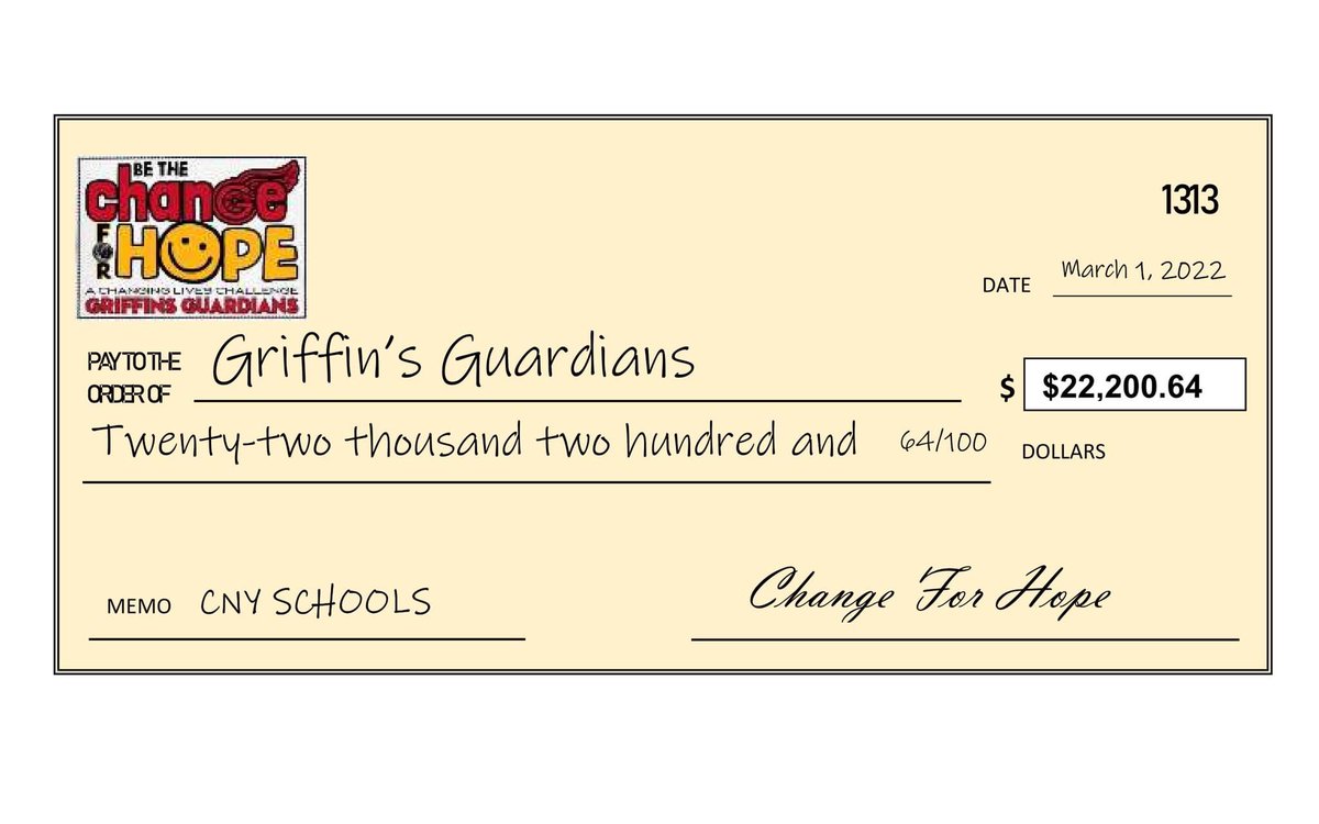 GriffsGuardians's tweet photo. We are so honored to all the schools who participated, to the Guardians who lead the school, to the students getting involved and spreading our mission and to everyone who donated!! This campaign is an example of how amazing our community truly is!
#BEthechange #ChangeforHope https://t.co/azyC4QKNds
