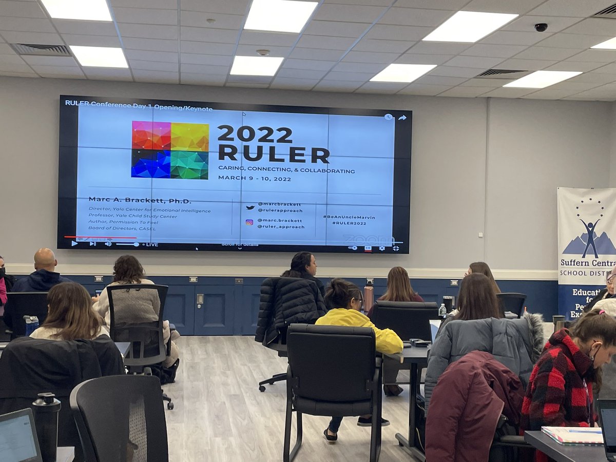 DrLCAsstSupt's tweet photo. SCSD Yale EI Champions conference - virtual together! @SuffernCSD @LisaWeberASI @egunder @rulerapproach #RULER2022 https://t.co/pXDFDO9FL4