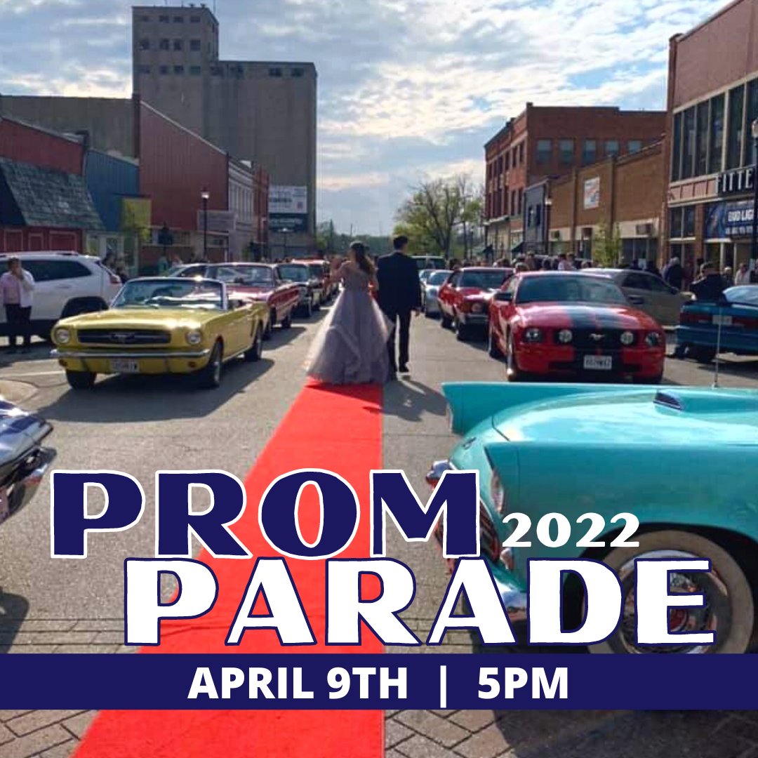 WBurgMainStreet's tweet photo. Have you marked your calendar for Prom Parade 2022? It's approaching fast and we can't wait to make you a STAR! https://t.co/BTIaFu0J34
