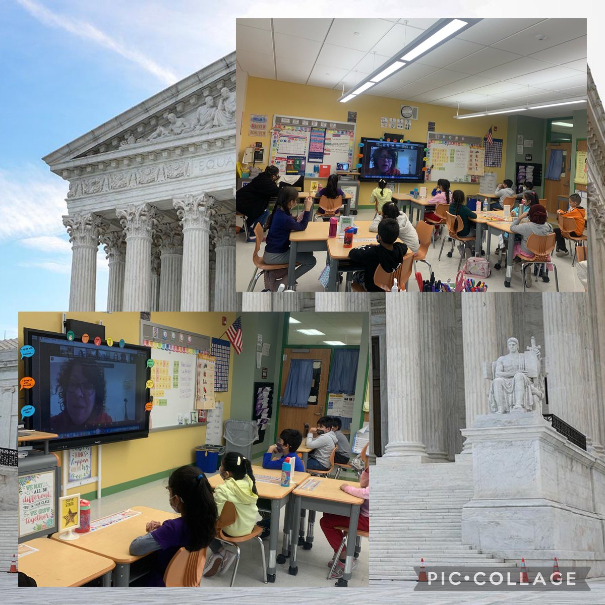 Today was a GREAT. After learning about Supreme Court Justice, Sonia Sotomayor, we welcomed her into our classroom several hours later, on Zoom. Justice Sotomayor talked to us about the importance of her job, as well as the importance of civic engagement @30Q398 <a href="/Civics_For_All/">Jenna Ryall</a>
