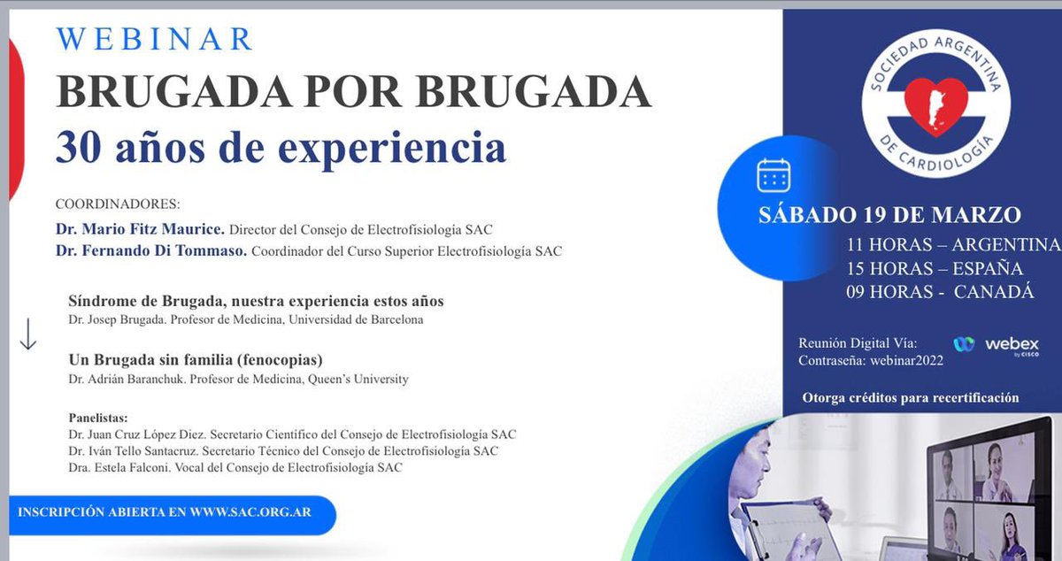 Brugada por Brugada y <a href="/adribaran/">Adrian Baranchuk MD FACC FRCPC FCCS FSIAC</a> Imperdible <a href="/ivanovich13/">Ivan Mendoza</a> <a href="/torresviera/">José Miguel Torres Viera</a> <a href="/SIAC_cardio/">SIAC</a> <a href="/CardiologiaSVC/">Sociedad Venezolana de Cardiología</a> <a href="/ManlioMarquez/">Manlio Márquez Murillo</a> <a href="/Risantilopezcar/">Ricardo Lopez Santi</a> <a href="/DrJorgeBombau/">Jorge Bombau</a> <a href="/HeliodoroRodri5/">Heliodoro Rodriguez</a> <a href="/DrPontecarlosi/">Carlos I Ponte N</a> <a href="/Lguevaramath/">Lempira Guevara Matheus</a> <a href="/ernestocardio/">Ernesto Rodríguez H</a> <a href="/rigotordoc/">Dr Rigoberto Marcano: Médico internista</a> <a href="/colegioelectro1/">Colegio Colombiano de Electrofisiología</a> <a href="/jacabreracardio/">Dr. José Ángel Cabrera</a> <a href="/Ed_Alania/">Edgardo Alania</a> <a href="/Medtorek/">Medtorek</a>