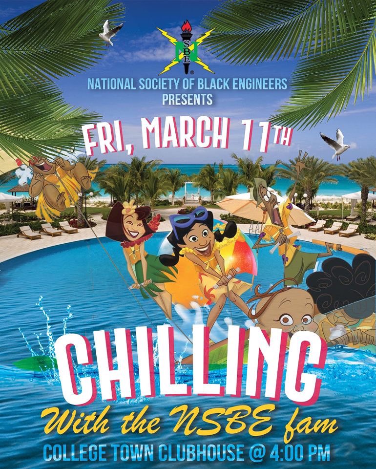 USF_NSBE's tweet photo. Hello NSBE FAM👋🏽‼️Chill with NSBE at College Town Clubhouse at 4:00PM. We will have food and drinks. I hope to see everyone there🤗#usfnsbe #usfengineering #chillin #proudfamily https://t.co/pD8TxeL0cT