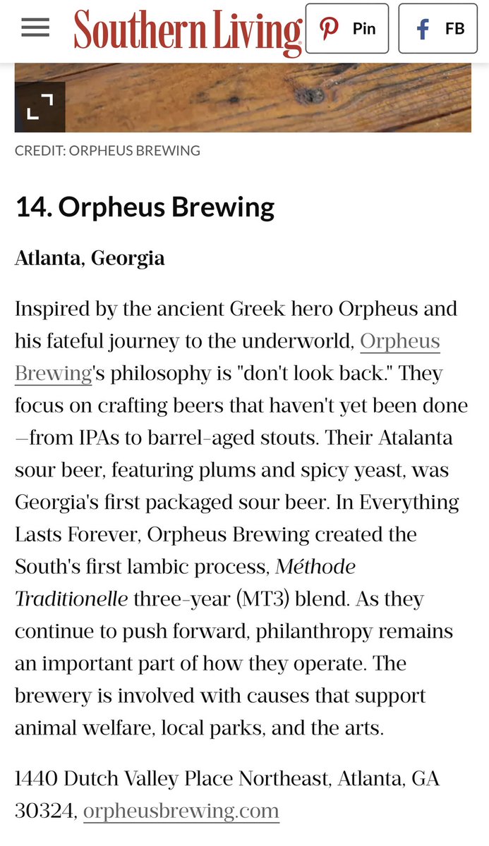 orpheusbrewing's tweet photo. Thank you @Southern_Living for naming Orpheus Brewing as one of the South’s best breweries! ⚡️🙌 

We’re honored to be on this list alongside some of the best breweries in the country, and thankful for the community that continues support us. 

https://t.co/EavkasljDr https://t.co/WpQMBtIcvM