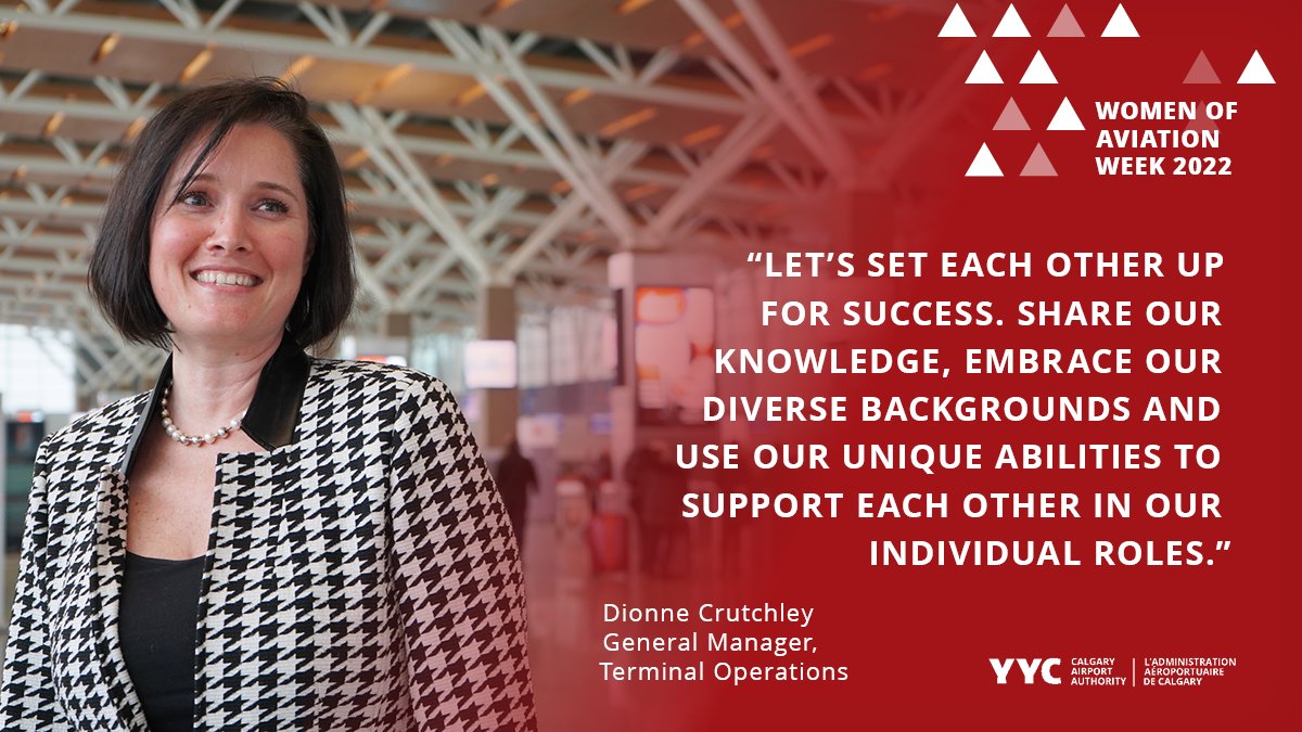 FlyYYC's tweet photo. With over 2 decades of experience in aviation, Dionne has taken risks &amp; owned mistakes, things that she says landed her in leadership at YYC. Now, she leads a team of people who look for innovative ways to create an effortless &amp; memorable guest experience. #WOAW22 #breakthebias https://t.co/ZIkvZYkSyP
