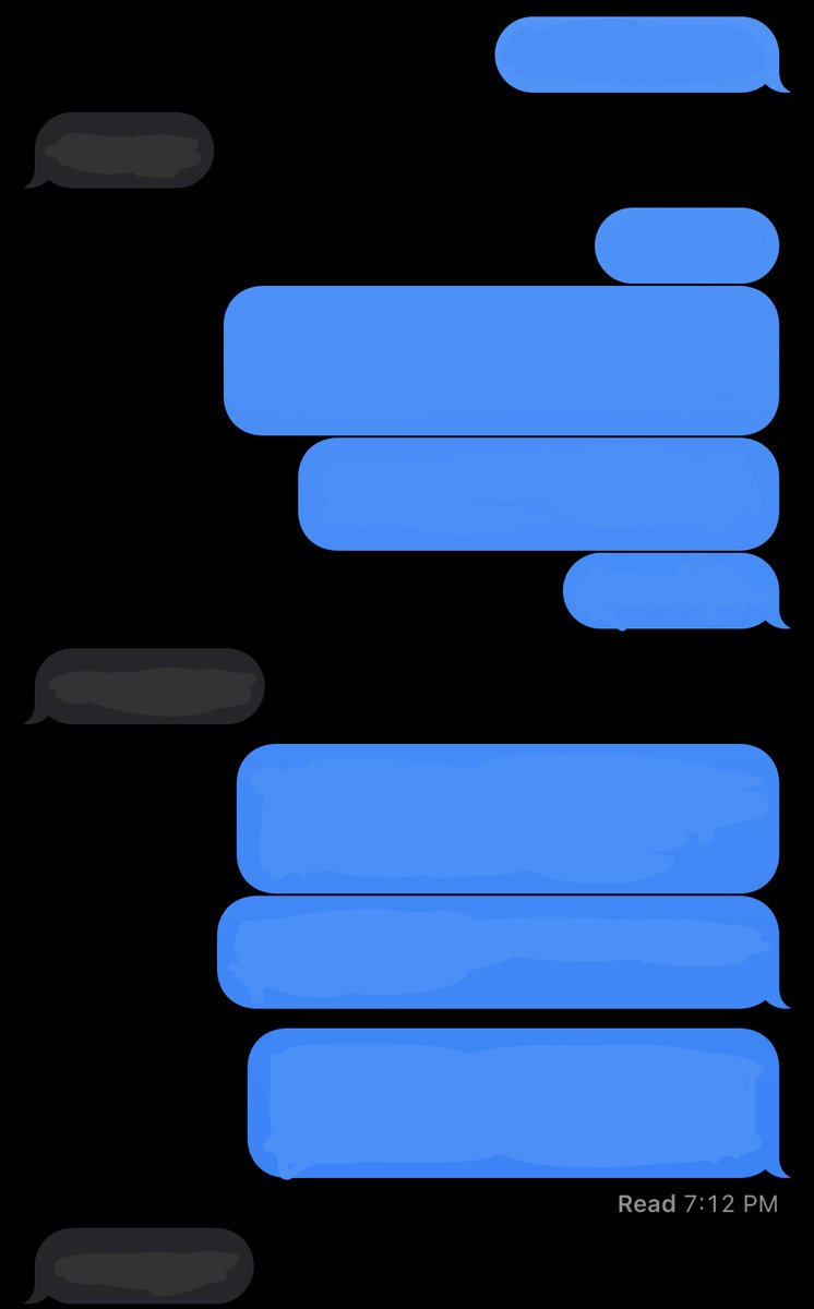 the worst kind of conversation, feels very bad!