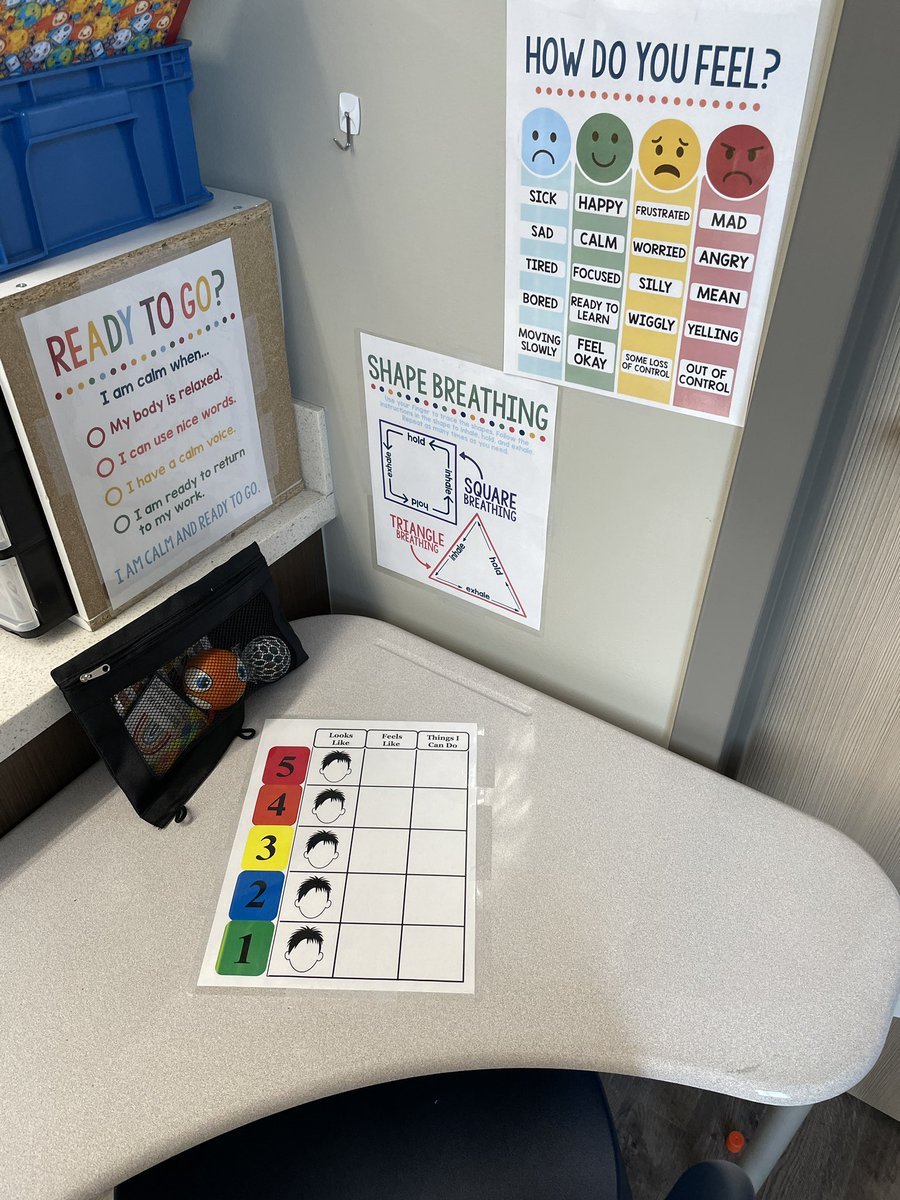 BreaynH's tweet photo. I love being able to create safe spaces for our students to use when they need a break! The emotional needs of are students matter! @HumbleISD_GE @Curllonangela https://t.co/4DZvJZDayr