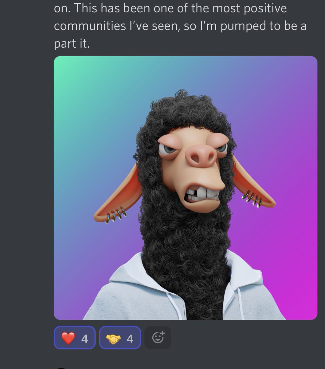 BigPoppaCambs's tweet photo. GeneraLl approved! This right here is why I love @LaidBackLlamas ! People see just how organic our community is, and want to be apart of something special! Everyone give our newest member @AaronCronk9 a follow and friendly hello!! COMMUNITY > EVERYTHING ❤️🦙 #LBL #LlamaLegion https://t.co/qjteBLesz3