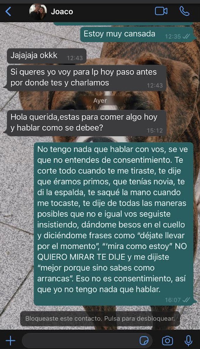 FlorLopezzzzz's tweet photo. Con la impunidad con la que quisiste hacer que nada pasó. Con tu familia queriéndome callar durante todo este tiempo. TE DIGO A VOS Y A TUS ENCUBRIDORES, NO VAN A TENER LA COMODIDAD DE MI SILENCIO NUNCA MAS. https://t.co/OIBQQt0deX