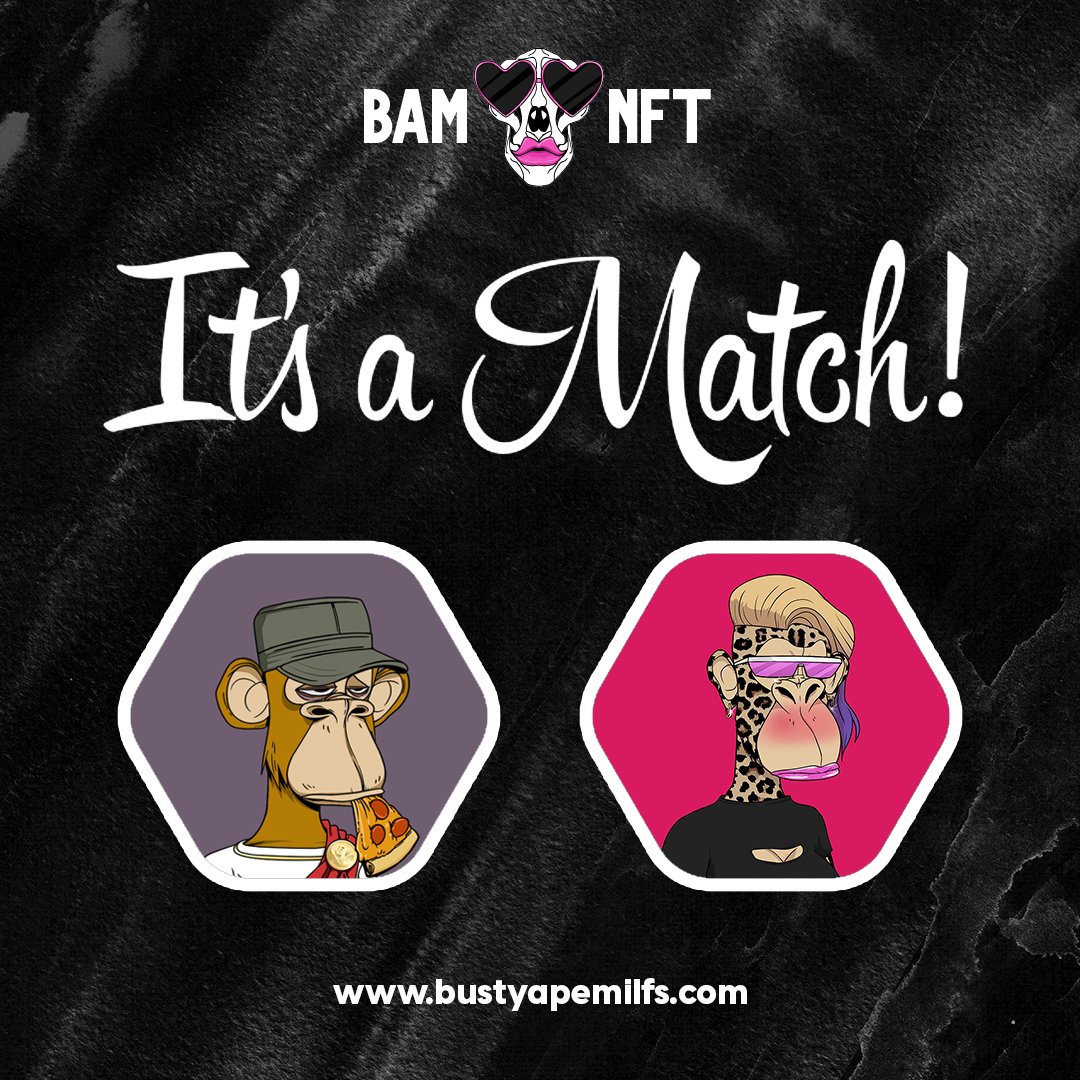 It's a Match! 
@Azfnft

Join our community - discord.gg/BAMnft

#BAMnft #NFTs