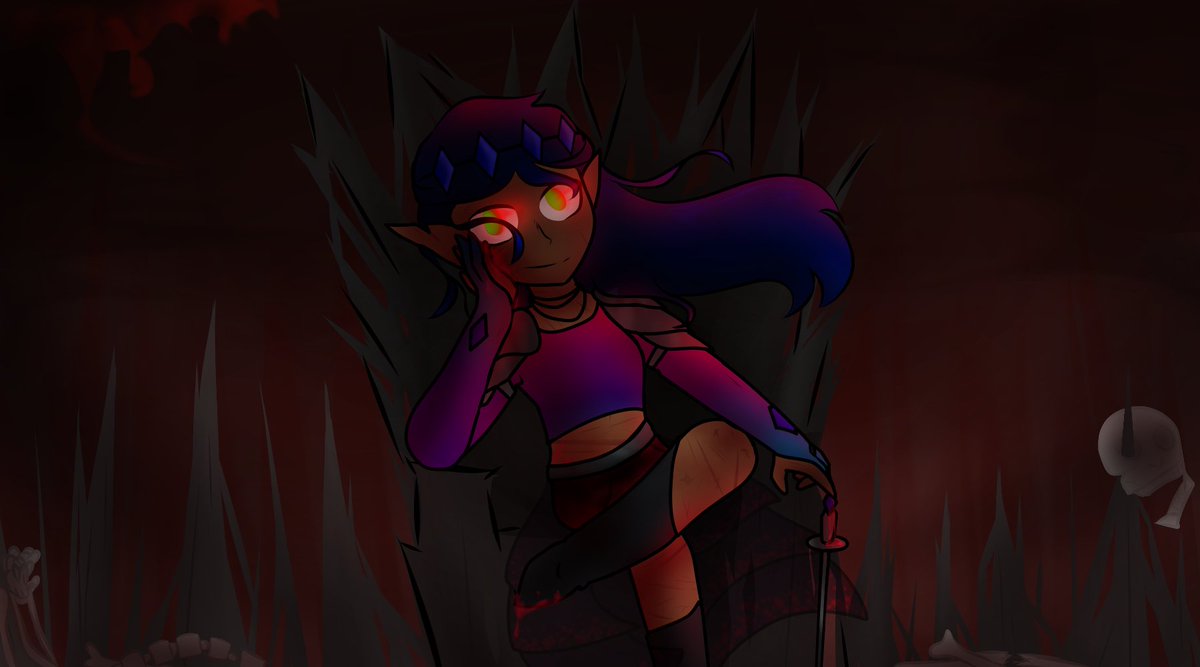 "Take your place, let it be.
In my crimson symphony"

Blood warning
(Frame redraw of the animatic I'm working on)