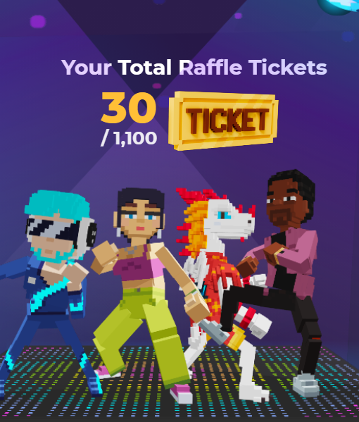 MetaverseKaren's tweet photo. @TheSandboxGame I just participated in the daily #SandboxAlphaS2Contest for a chance to earn up to 1,000 $SAND! Starting March 9 -  Show your Raffle Tickets. Check out my screenshot below! 👇 #SandboxAlphaS2 https://t.co/0ltjInK9yn