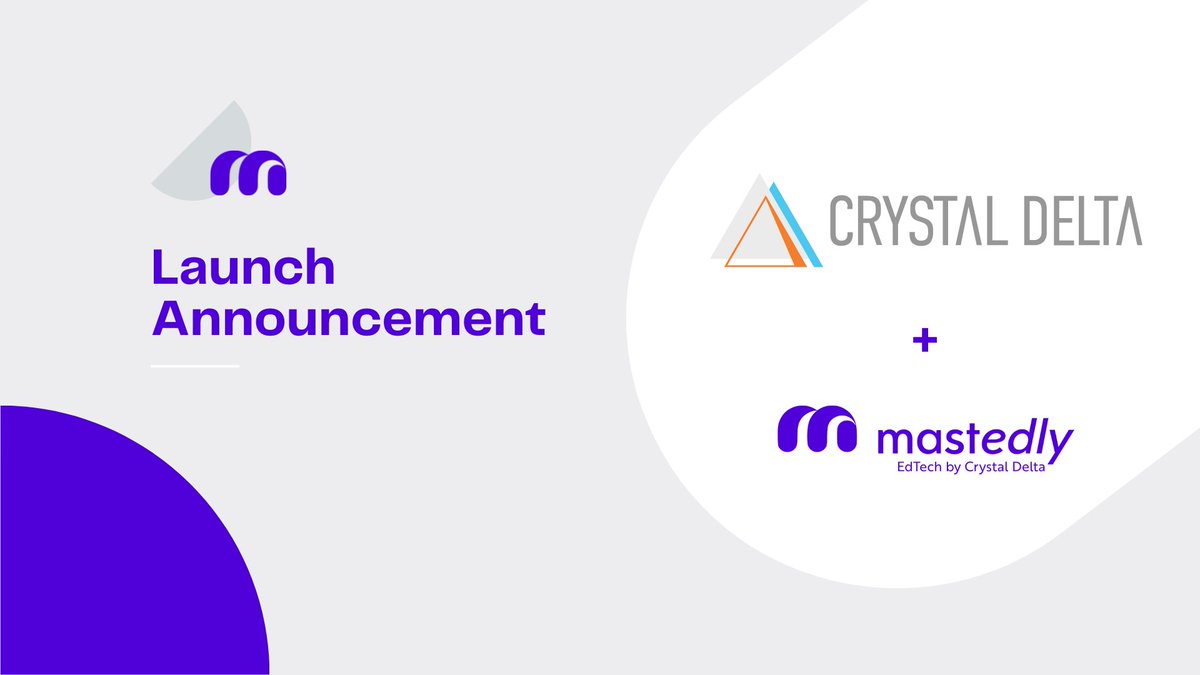 ClearDiff's tweet photo. Crystal Delta is bringing together its suite of education technology products and services as Mastedly (@MastedlyHQ), to better support educators to deliver engaging educational experiences with technology.

https://t.co/lmqKfy1jaj https://t.co/GAum8L9S8X