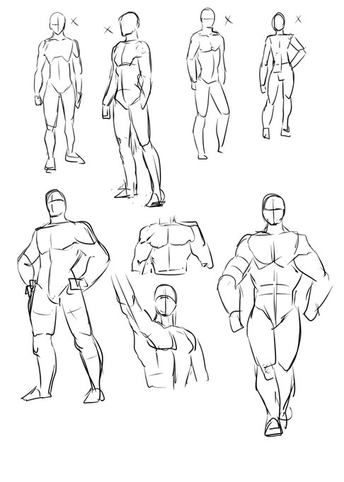 練習3日目
アニメーターズスケッチの模写 