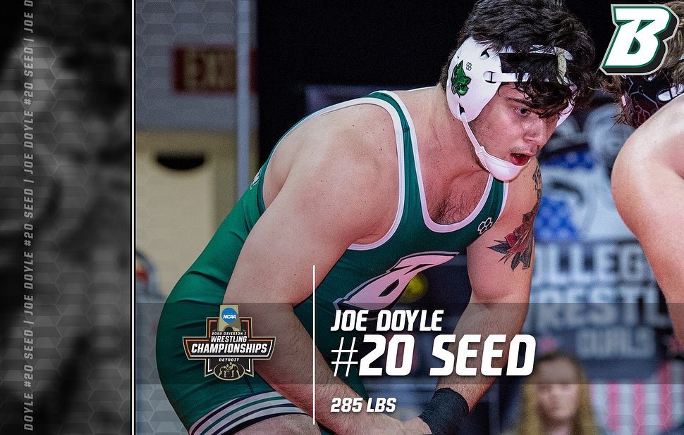 BearcatsWrestle's tweet photo. Joe Doyle will look to make some fireworks as a No. 20 seed🔥 https://t.co/ggGjV4YqzN