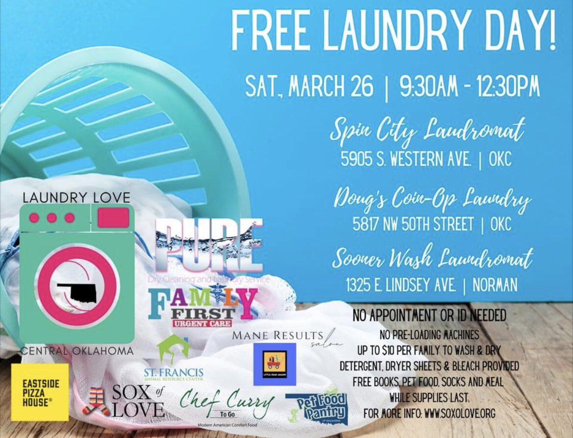 WagonRead's tweet photo. Community through books. Little Read Wagon will be giving books out at all three @Laundrylovecentralok events on March 26th. https://t.co/bo8NFZjxDp