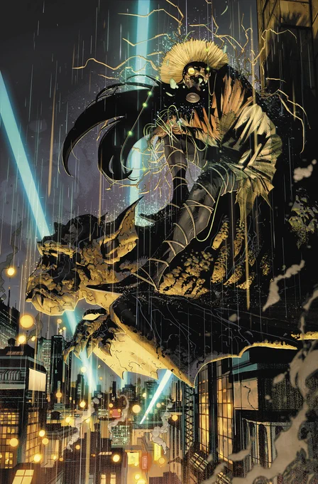 And goodnight from Scarecrow..  #batman #fearstate colors by @tomeu_morey ;) 