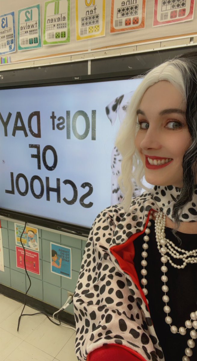 Hollyw20's tweet photo. We celebrated 101 days of learning today, Dalmatian style! π€π€π€π€ #101dalmatians #101daysoflearning #101stdayofschool #grade1 @ArtSmithNLPS @nlpsab https://t.co/cqKrMBCMLj