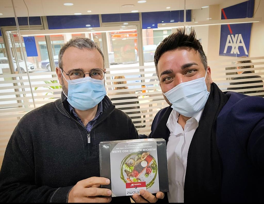 GregoriDelgad10's tweet photo. Moltes felicitats a Hermanos Pou Padrosa @vic_axa, per aconseguir els objectius de la "Misión final VR y Salud 2021" i classificar-se com a guanyadors d'un sopar amb Estrella Michelin 🥳. 
Ja encaminats per assolir els reptes del 2022 💪🏼💪🏼 Som-hi! @aymerich_rm64 @RicardoMartiaxa https://t.co/KBmW6hHxNB