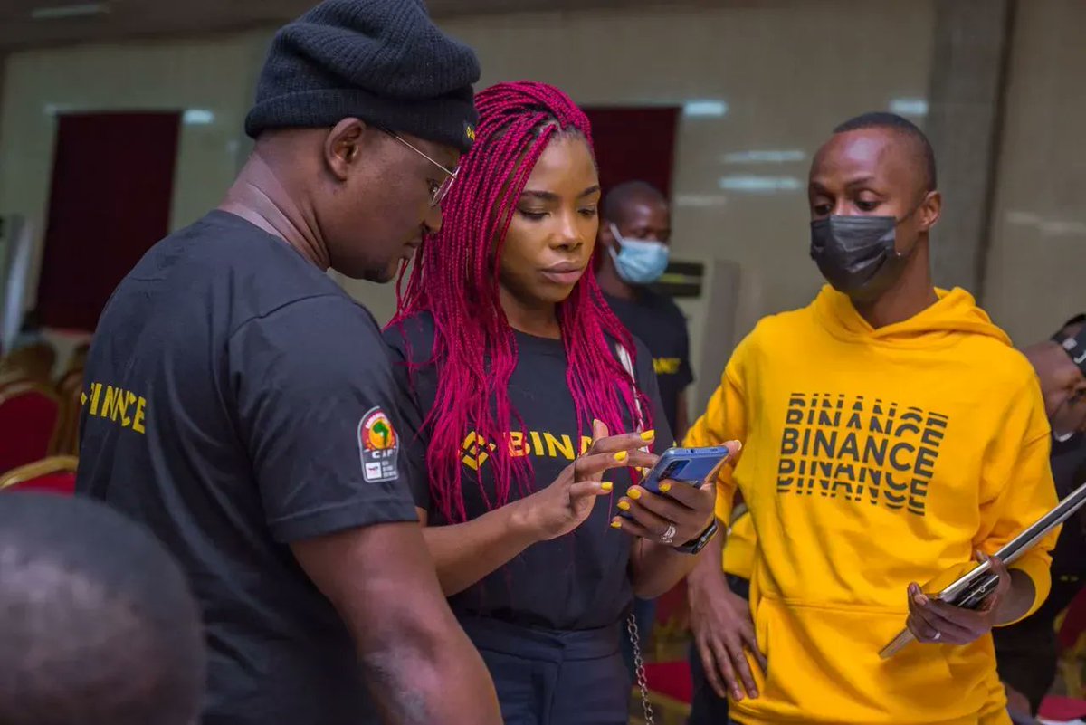 Binance tweet media