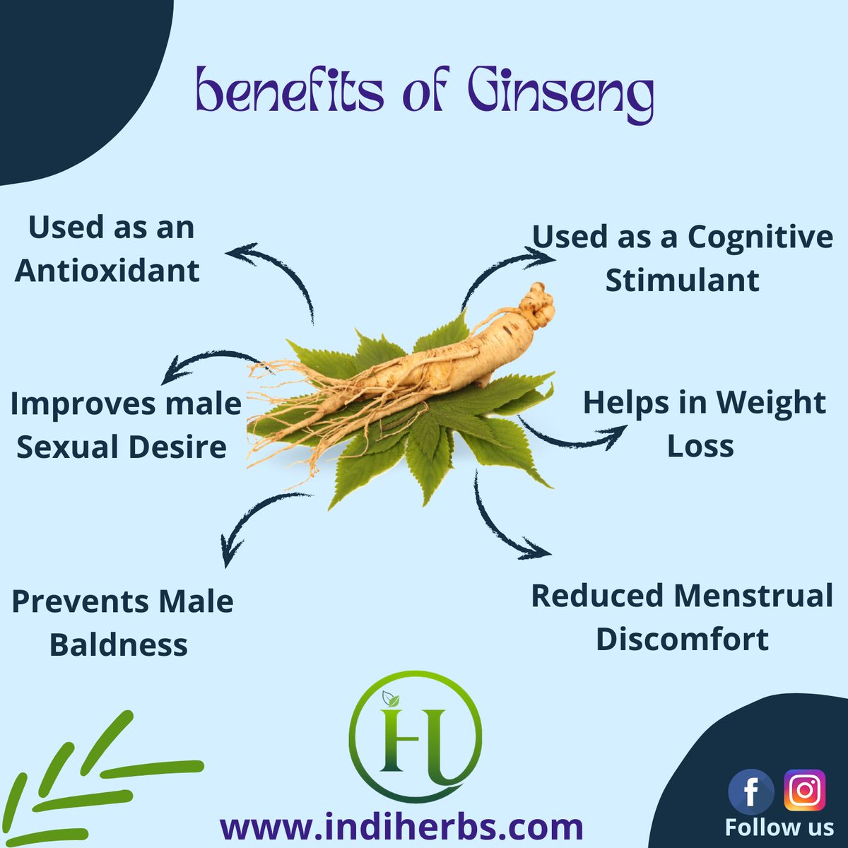 IndiHerbs on Twitter "Health Benefits of Ginseng Boosts Stamina