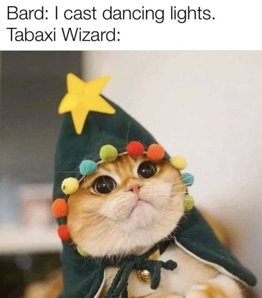 Bard! Stop screwing with our Tabaxi Wizard.