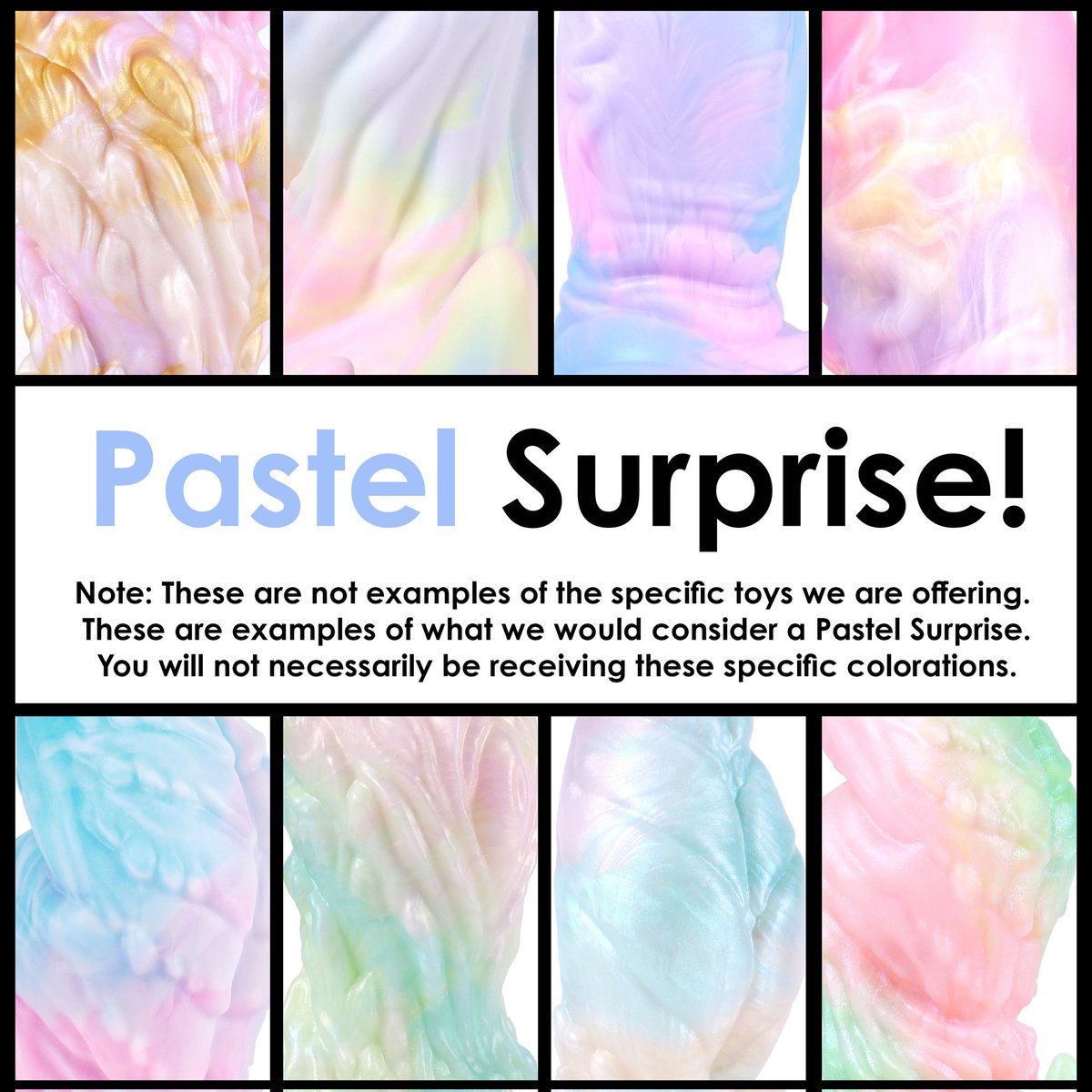 strangebedfella's tweet photo. I know i haven't said much about it, but did you know we're opening another round of Friend Requests this Friday? It's true!

This round will all be themed surprises instead of specific colors. Great for adventurous folks!
Here's the surprise options! https://t.co/3xjNGHluFA