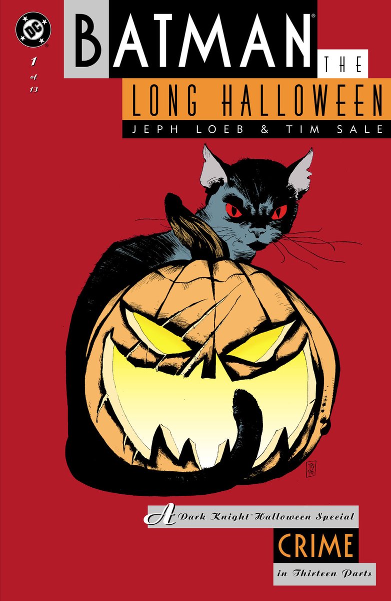 Batman's tweet photo. In Gotham, crime never takes a holiday. 🎃 Explore the comic roots of @TheBatman in BATMAN: THE LONG HALLOWEEN #1, free-to-read with #DCUniverseInfinite registration: https://t.co/ePrWOO6Bkk #TheBatman https://t.co/1Z5Hq0i875