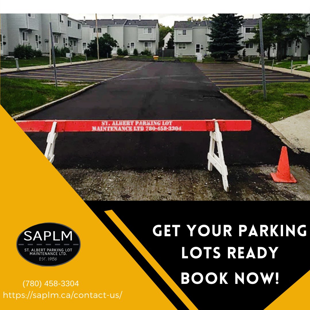 Is your parking lot looking a little rough after winter? Spruce it up with SAPLM! Get your parking lines re-painted, your potholes repaired &amp; your lot power swept and ready for summer all with one call!
Contact us today saplm.ca/contact-us/ #yeg #edmonton #edmontonmade