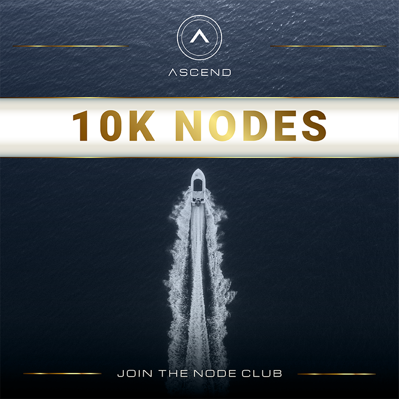 More than 10,000 Nodes created on the first hours after launch!

🚀And it keeps growing! 
🔥This is only the beginning!

❤️Thank you everyone for your support!
✅Welcome to the node club!

#Ascend #Nodes #Avalanche #AscenderArmy #NodeLife #NodeArmy #NFT #JoinTheNodeClub