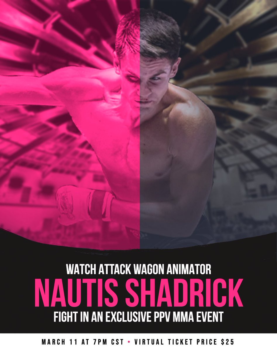 Go grab your tickets to watch our 3D Artist Nautis battle it out live in an MMA match!

And if you post a screenshot of your receipt in the mma-event channel (including your wallet address), we'll airdrop you $25 in $ATK!
