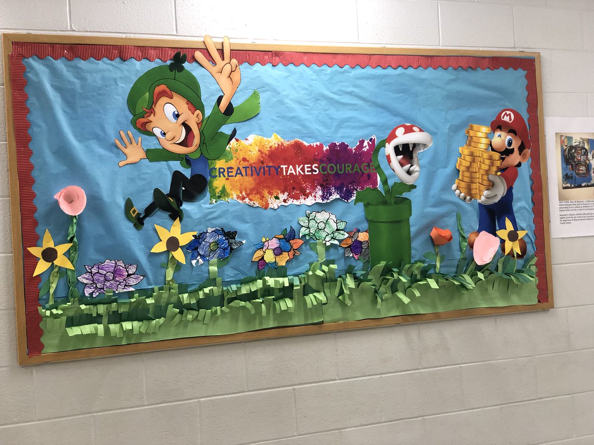 It’s “Exceptional Student Appreciation Week” & we’ve got the coolest March bulletin board outside my classroom with the help of all my Exceptional kids. They helped make our paper flowers. ❤️😊 #tapn2tapp #cobbartrocks #yam22ga #mrrobinsonrocks #tappartclub #artsedga @tapn2Tapp