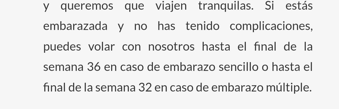 PachicanoEdith's tweet photo. @VivaTeEscucha Iba a viajar el día de hoy con un embarazo de 36.1 semanas, no se me permitió abordar que porque solo puedo viajar antes de la semana 36, en los términos y condiciones dice que puedo viajar hasta el final de la semana 36, estoy al principio de la semana. https://t.co/DBVe20ufZZ
