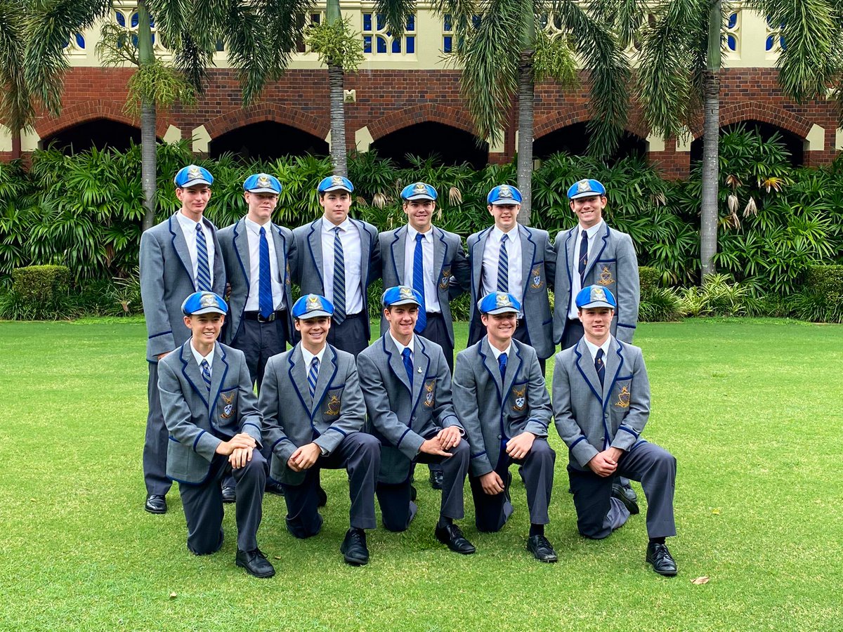 ChurchieSport's tweet photo. The Churchie Cricket First XI were officially capped by @ChurchieHM at Headmaster’s Assembly in Morris Hall this morning. This is a deeply meaningful tradition to receive a baggy blue and grey cap. Best of luck to all competing teams this weekend for Round 7. 🔵⚪️🏏#makingofmen https://t.co/s6kkvGhn65