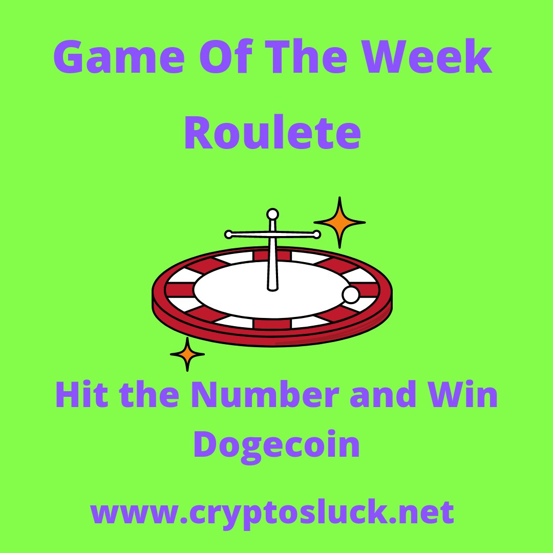 CryptosLuck's tweet image. Casino Game of the week:

Roulete

Bet a number on the roulette wheel, if you get it right, you win Dogecoin instantly
@dogecoin

Acess and bet 👇
roulete.cryptosluck.net