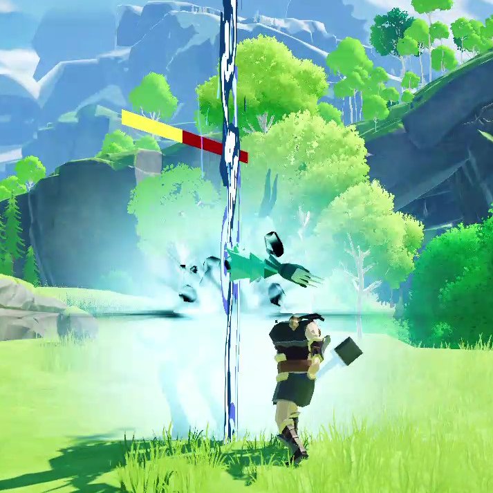 GodsofAsgardP2E's tweet photo. Asgardians, we call upon the power of Thor to vanquish our foes!⚡️

$THOR @ThorNodes @GodsofAsgardP2E @_DB009 
Screenshots are from early gameplay demo👀 https://t.co/hr87Gc7s1r