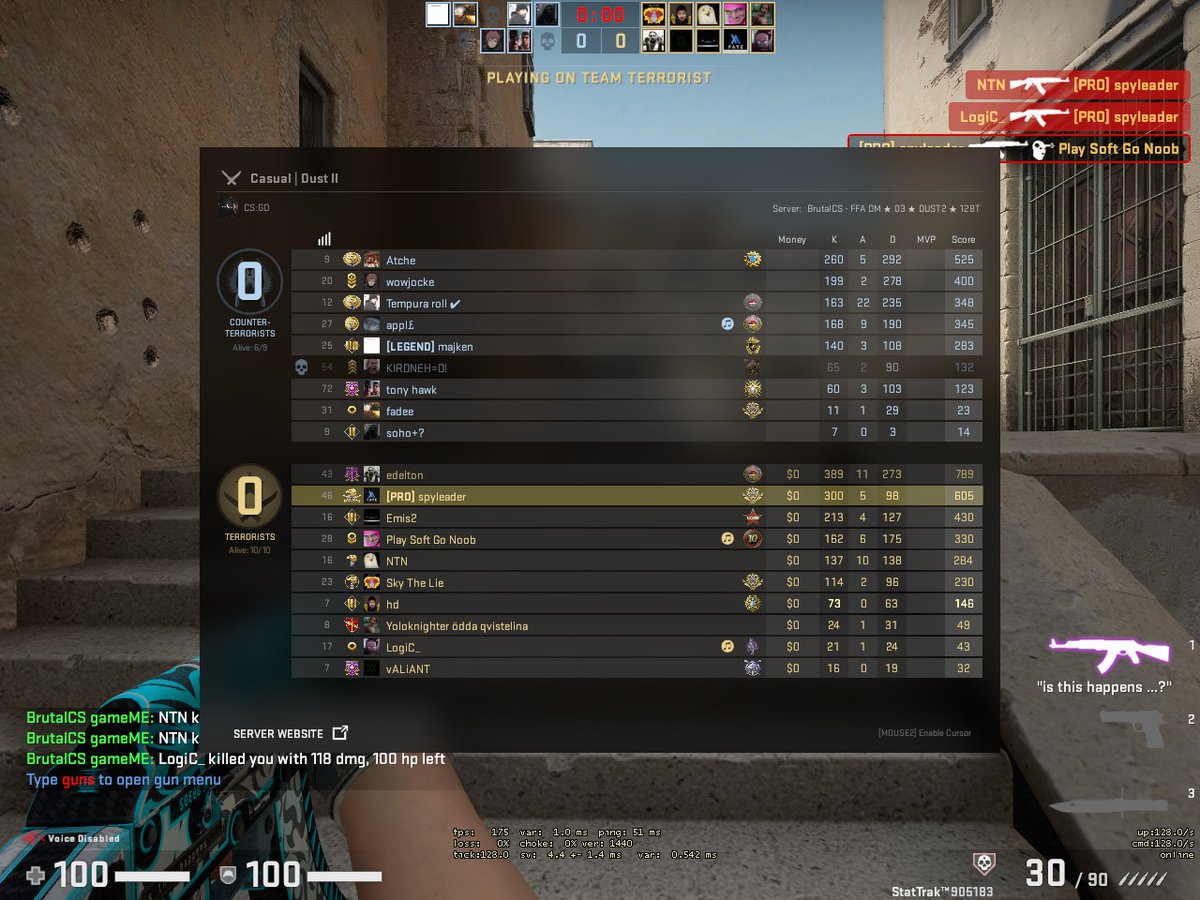finished my DM routine before sleep. 
Good Night <a href="/BrutalCS/">BrutalCS.nu</a>