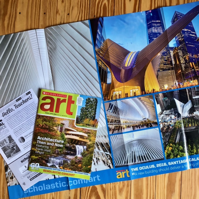 In another life, I would have loved to be an architect. I learned so much while working on this issue of #ScholasticArt ~ Special shout out to the talented students at my alma mater <a href="/PDSPanthers/">Princeton Day School</a> for their amazing work on the studio project featured in this issue!