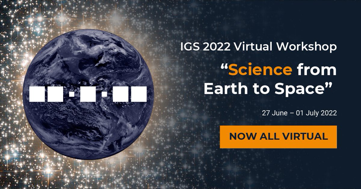 The 2022 IGS Boulder workshop is switching to a virtual format. Learn more here: igs.org/igs-ws-2022 #IGSWorkshop2022 #GNSS4impact